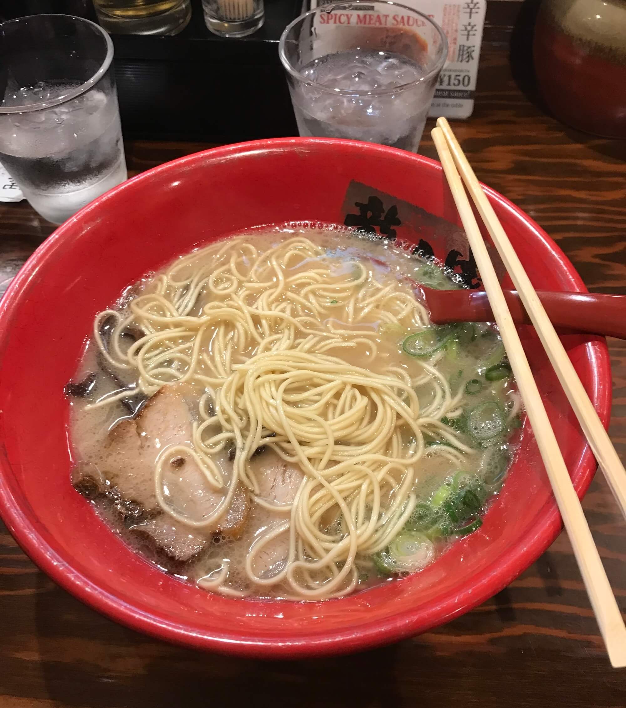 bowl of ramen noodles in tokyo